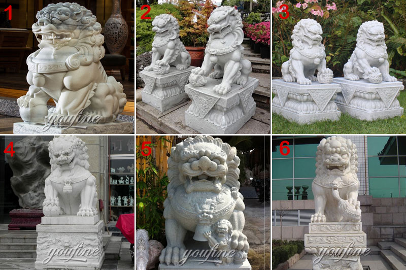 Chinese Foo dog lion statue