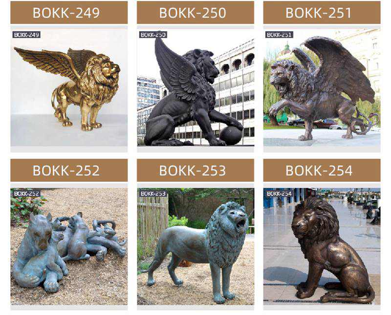 Life Size Bronze Climbing Lion Statue High-quality Modern Decor for Sale 3