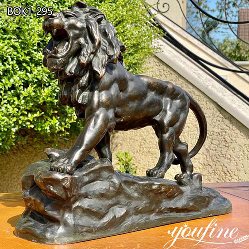 life-size bronze lion statue-YouFine Sculpture