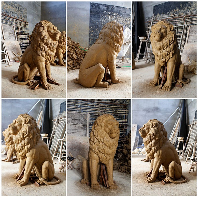 detailed 1:1 clay models