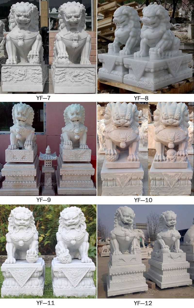 Various Foo Dog Statue Options