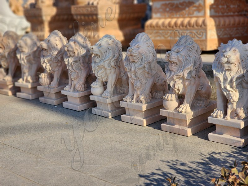 In-Stock Marble Lion Statue for You to Choose